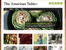 Tablet Screenshot of americantable.org